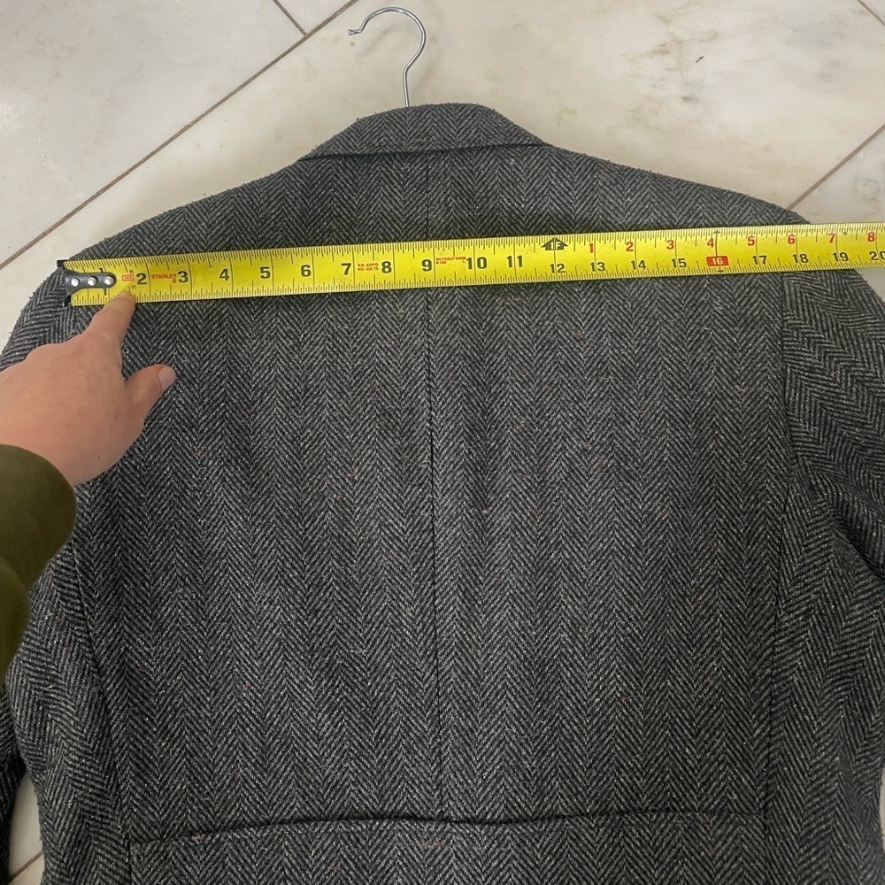 Vintage The Sovereign Men’s Suit Jacket Sport coat Blazer wool herringbone lined - Picture 10 of 12